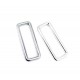 Rectangular frame - metal frame buckle 26 mm E 2093