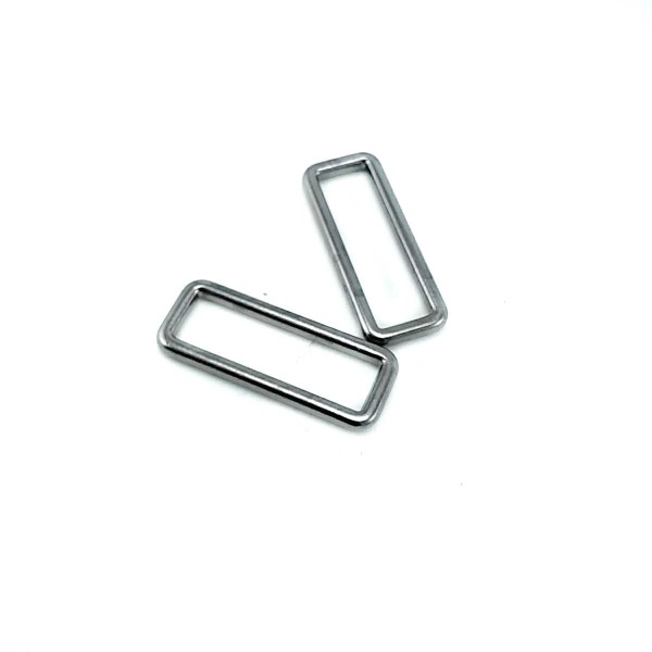 Rectangular frame - metal frame buckle 26 mm E 2093