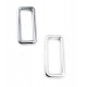 2 cm Rectangle Frame Buckle Metal Strap Strap Buckle E 2094