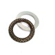 30 mm Snake Patterned Metal Ring Buckle E 357