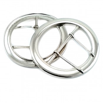 72 mm Metal, Double Tongue Ring Buckle E 480