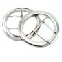 72 mm Metal, Double Tongue Ring Buckle E 480