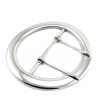 72 mm Metal, Double Tongue Ring Buckle E 480