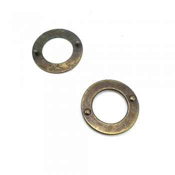 19 mm Ring Eyelet Zamak Metal E 595