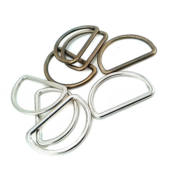 Metal D buckle 36 mm E 753