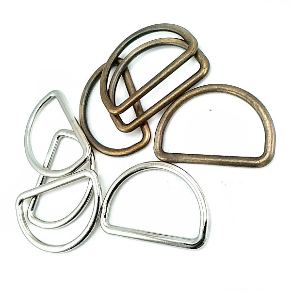 Metal D buckle 36 mm E 753