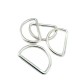 Metal D buckle 36 mm E 753