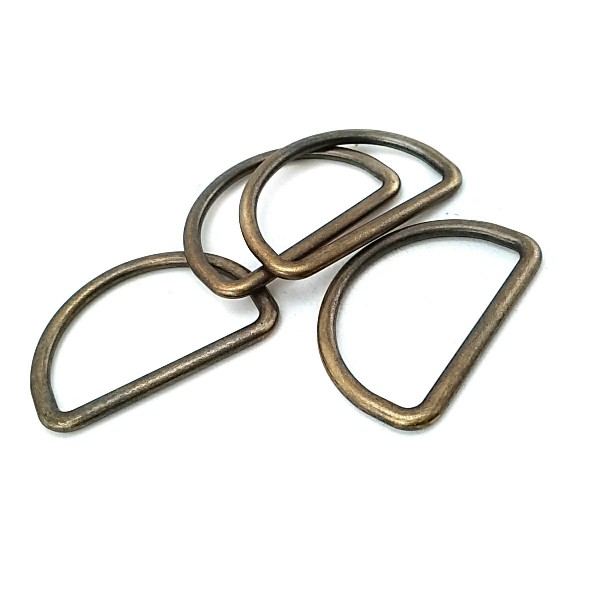 Metal D buckle 36 mm E 753