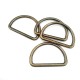 Metal D buckle 36 mm E 753