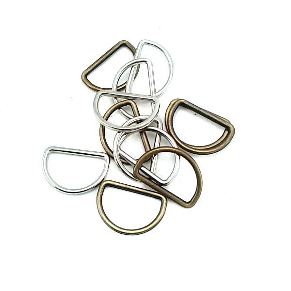 2 cm D Buckle  Metal E 756