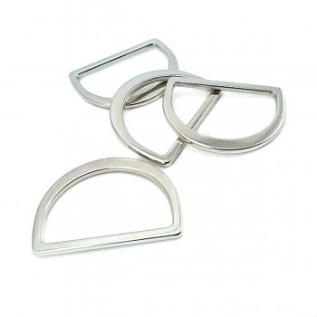 36 mm Plain Metal D Buckle E 764