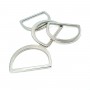 36 mm Plain Metal D Buckle E 764