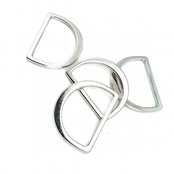 36 mm Plain Metal D Buckle E 764