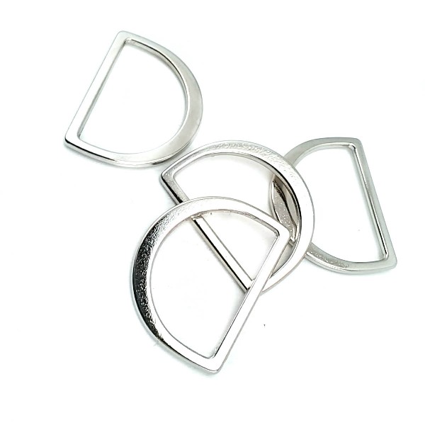 36 mm Plain Metal D Buckle E 764