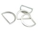 36 mm Plain Metal D Buckle E 764