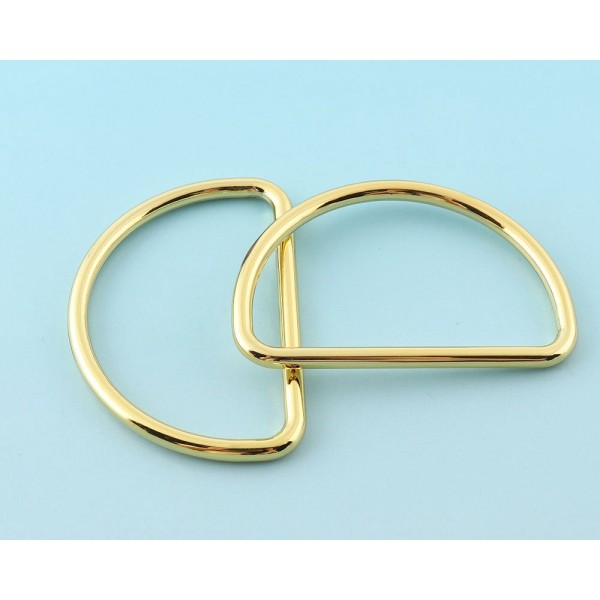 Metal D buckle 5.2 cm E 879 | Bags and Clothing Buckle