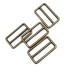 24 mm Rectangular metal buckle zamak E 1143