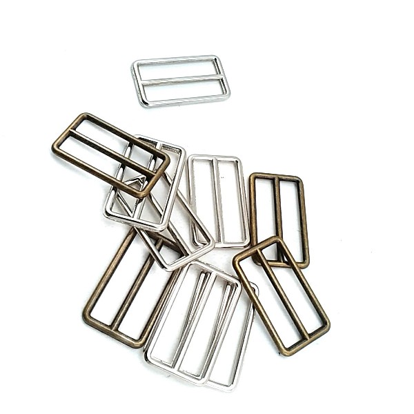 24 mm Rectangular metal buckle zamak E 1143