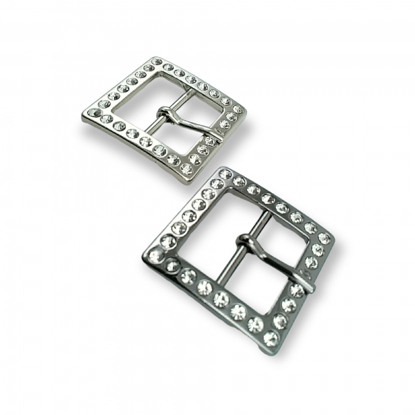 25mm Rhinestone Belt Buckle Center Bar Belt Buckle E 04