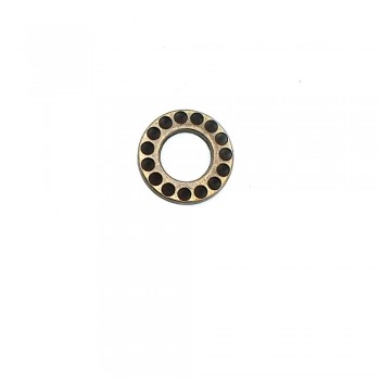 12 mm Ring Shaped Stone & Enamel Metal Frame Buckle E 10