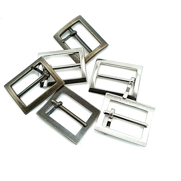 2.5 cm Square Center Bar Buckle Bag and Belt Buckle E 1020