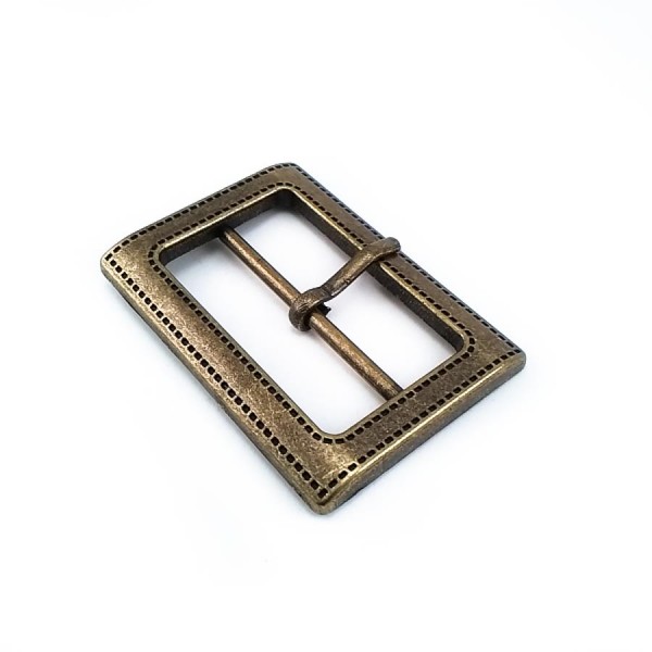 42 mm Rectangular metal buckle textile accessory zamak E 1605