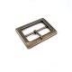 42 mm Rectangular metal buckle textile accessory zamak E 1605