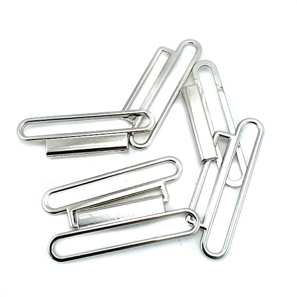 59 x 8 mm Metal Sliding Buckle E 1079