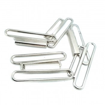 59 x 8 mm Metal Sliding Buckle E 1079