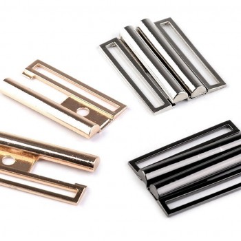 54 mm Sliding metal buckle 2 pcs - snap buckle E 1171