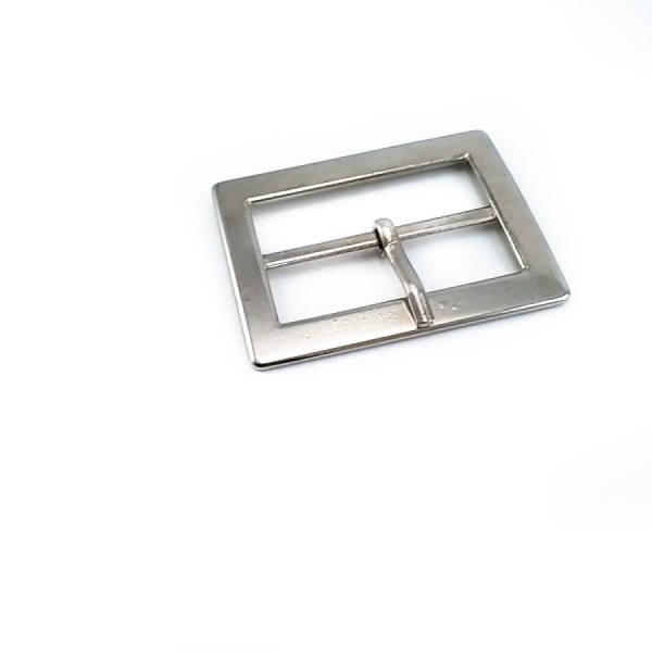 4 cm  Center Buckle Rectangular Plain Wide Edge Metal Buckle E 1237