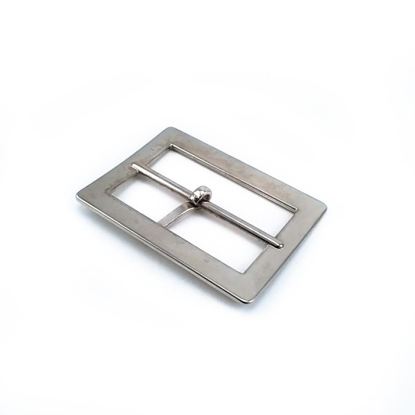 4 cm  Center Buckle Rectangular Plain Wide Edge Metal Buckle E 1237