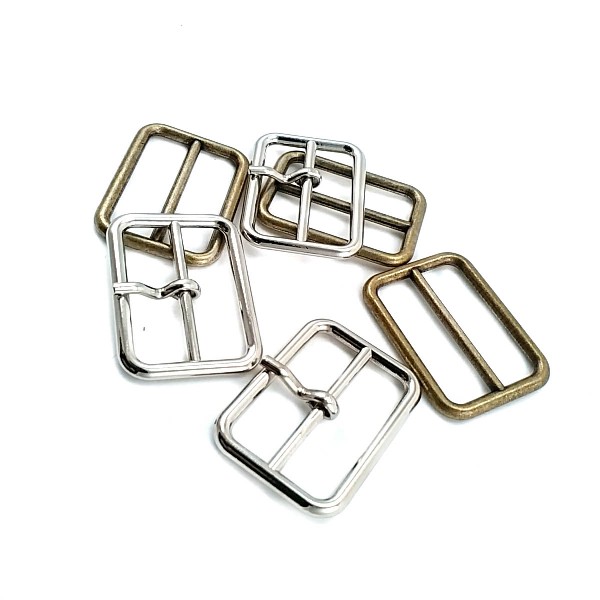 30 mm Rectangular Tongue & Mute Metal Buckle E 125