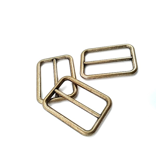 30 mm Rectangular Tongue & Mute Metal Buckle E 125