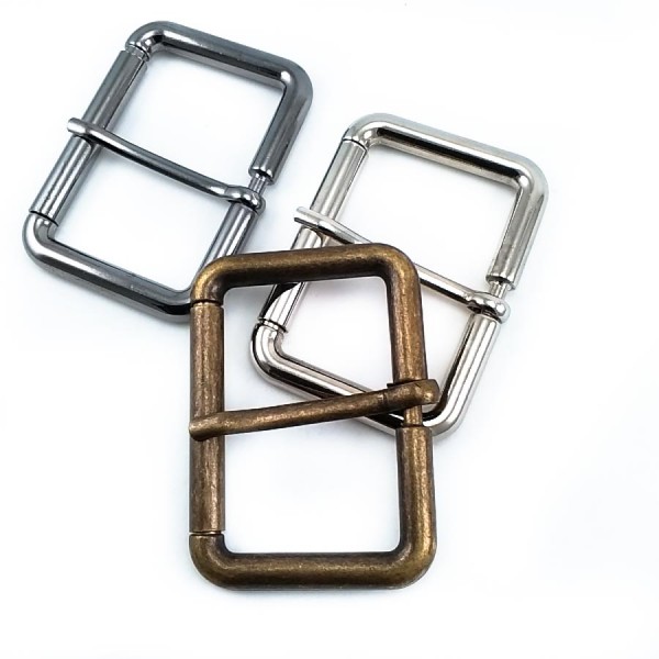 46 mm Clothing - Rectangular belt buckle - zamak metal E 1549