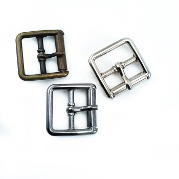 2 cm Roller Center Bar Buckle - Metal Buckle E 1592