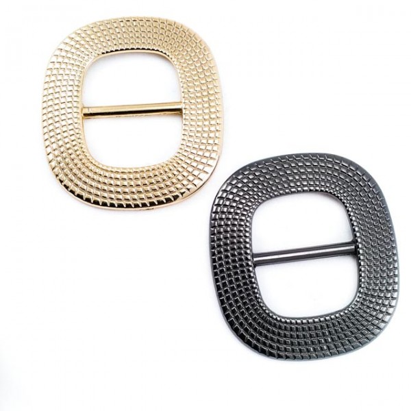 23 mm Oval and Patterned Belt Buckle E 169