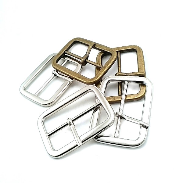 Rectangular plain buckle zinc alloy metal 35 mm E 2005