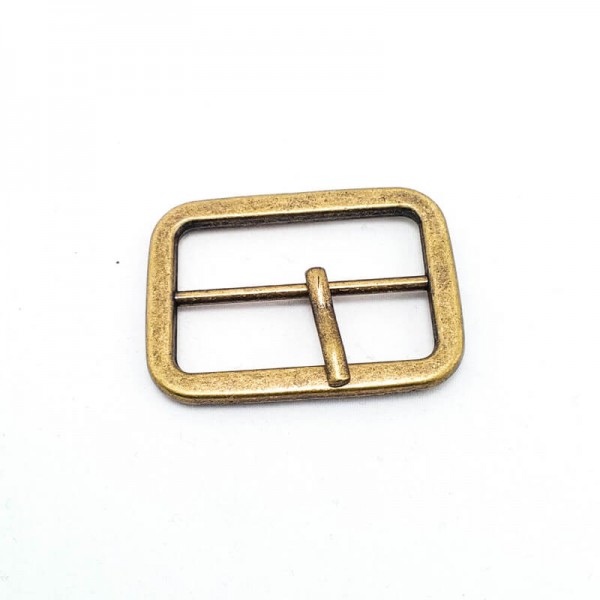 Rectangular plain buckle zinc alloy metal 35 mm E 2005