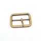 Rectangular plain buckle zinc alloy metal 35 mm E 2005