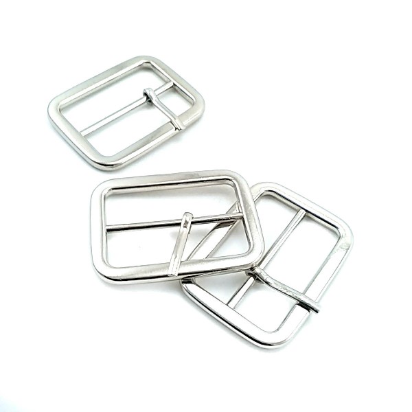 Rectangular plain buckle zinc alloy metal 35 mm E 2005