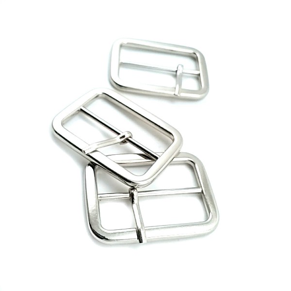 Rectangular plain buckle zinc alloy metal 35 mm E 2005