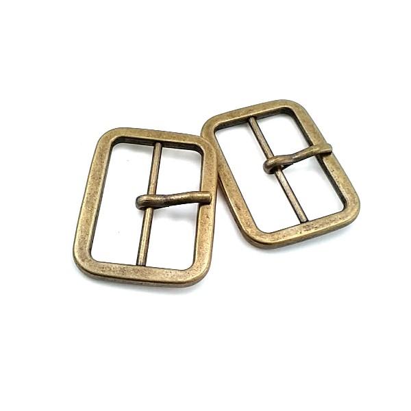 Rectangular plain buckle zinc alloy metal 35 mm E 2005