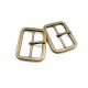 Rectangular plain buckle zinc alloy metal 35 mm E 2005