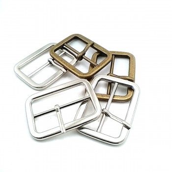 35 mm  Center Bar Metal Buckle - Zinc Alloy E 2005