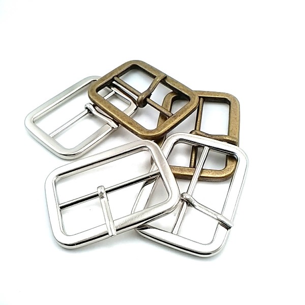 Rectangular plain buckle zinc alloy metal 35 mm E 2005