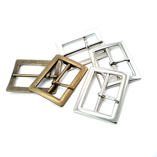 Rectangular plain tongue buckle 36 mm E 2006