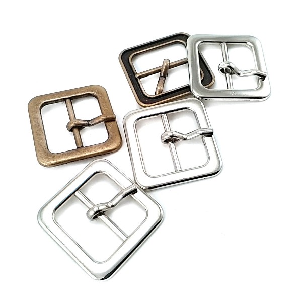 Rectangular plain tongue buckle 20 mm E 2024