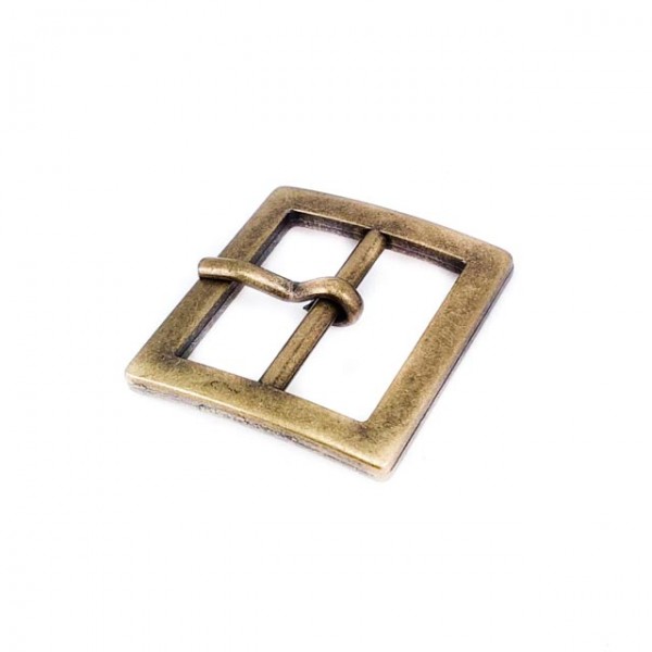 Rectangular belt buckle - metal 22 mm E 2047