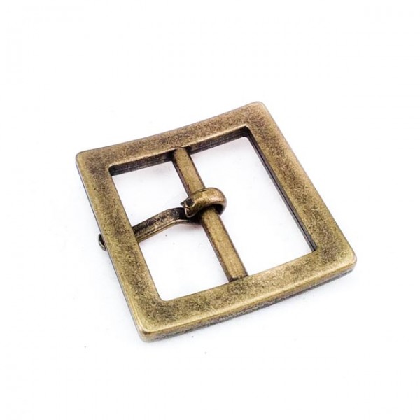 Rectangular belt buckle - metal 22 mm E 2047